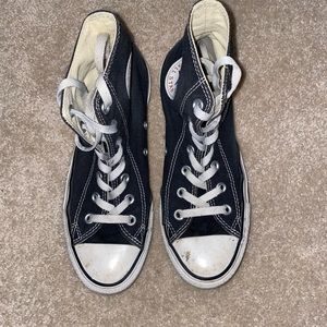 High top black converse